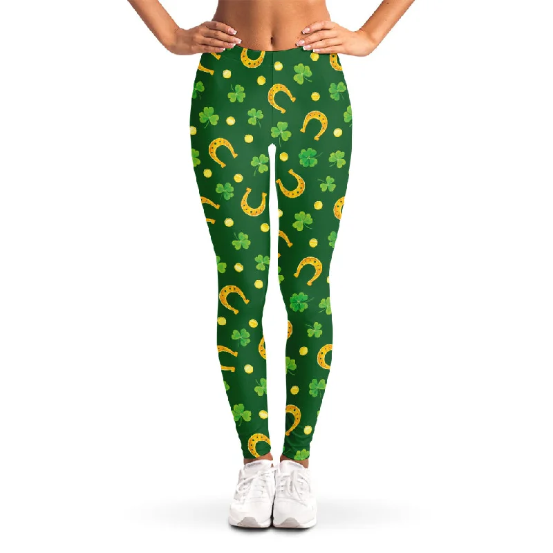 Irish Saint Patrick's Day Pattern Print Women's Leggings Fashionable Printed Leggings