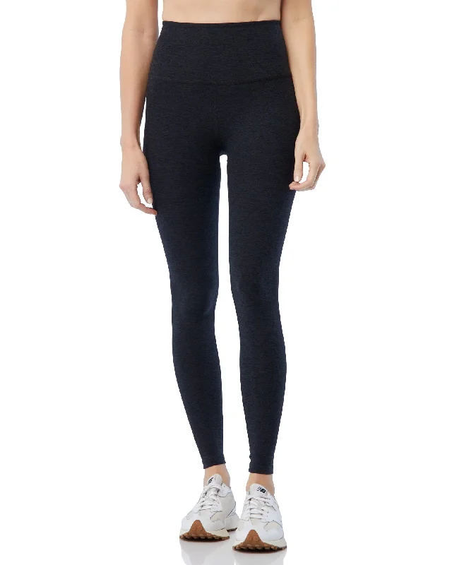 Spacedye Caught In The Midi High Waisted Legging Chic Printed Yoga Pants