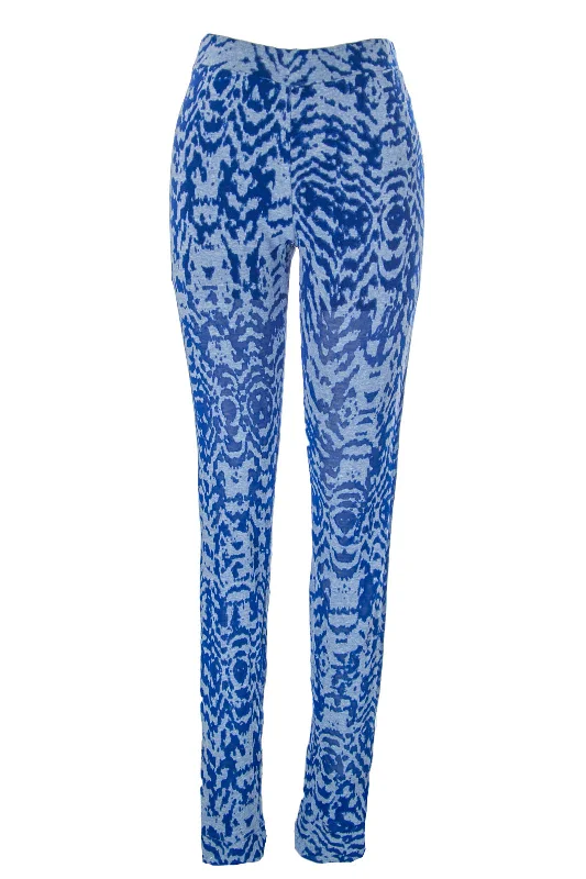 SURFACE TO AIR Women's Light Blue Iron Leggings $180 NEW Cozy Reflective Detail Leggings